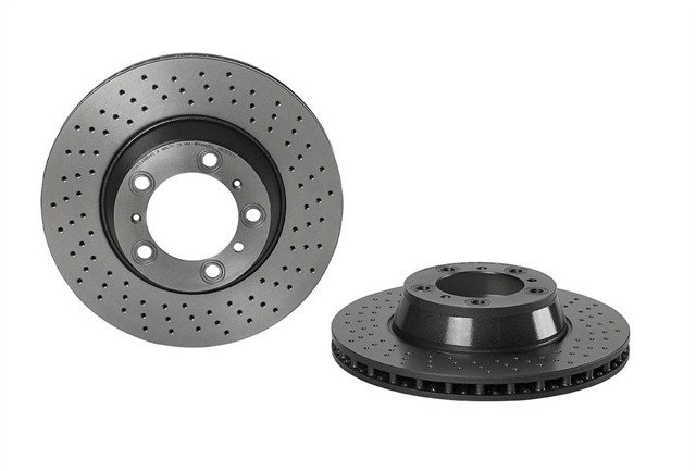 Disco do freio traseiro 09C87811 BREMBO