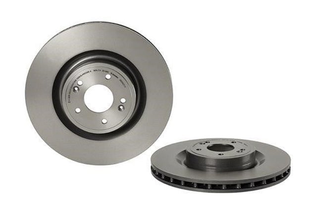 Disco do freio dianteiro 09D02711 BREMBO