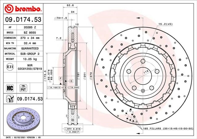 09D17453 Brembo