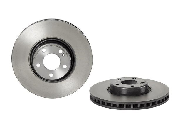 Disco do freio dianteiro 09D52813 BREMBO