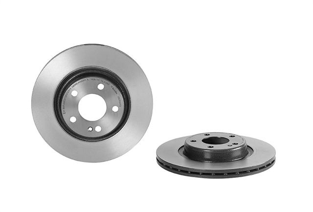Disco do freio traseiro 09D53313 BREMBO