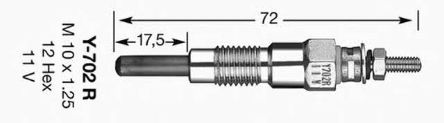 Vela de incandescência 1065 NGK