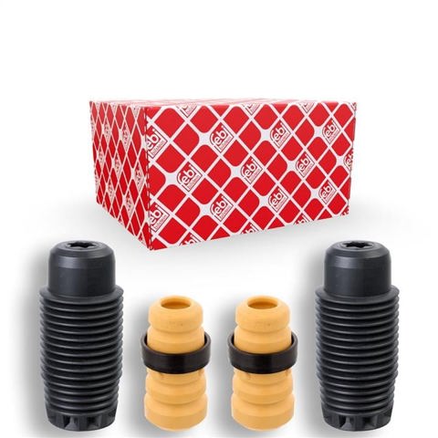 Pára-choque (grade de proteção) de amortecedor dianteiro + bota de proteção 109066 FEBI