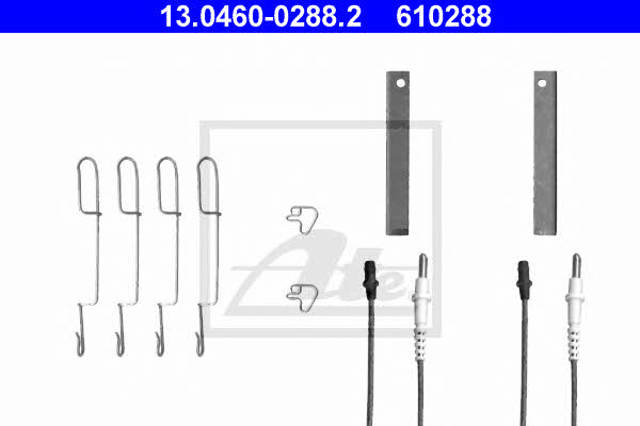 Kit de reparação das sapatas do freio 13046002882 ATE