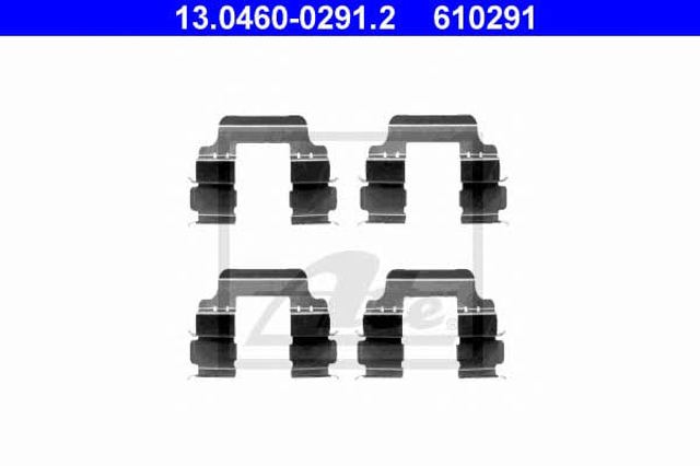 Kit de molas de fixação de sapatas de disco dianteiras 13046002912 ATE