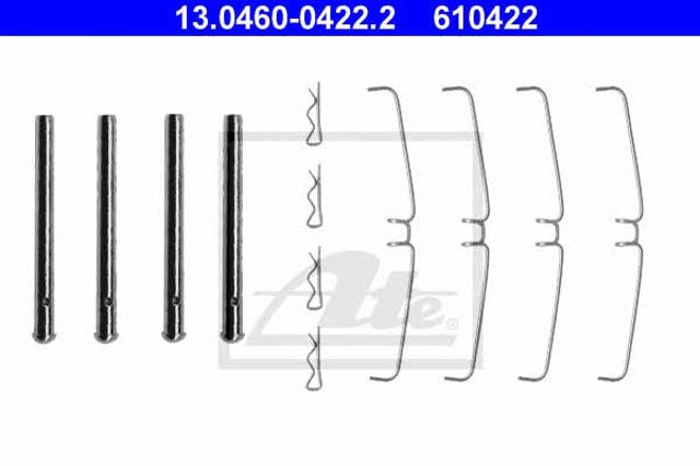 Kit de reparação das sapatas do freio 13046004222 ATE