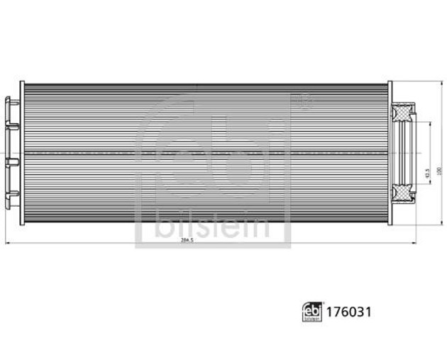 Filtro de combustível 176031 FEBI