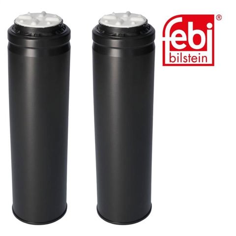 Pára-choque (grade de proteção) de amortecedor traseiro + bota de proteção 181640 FEBI