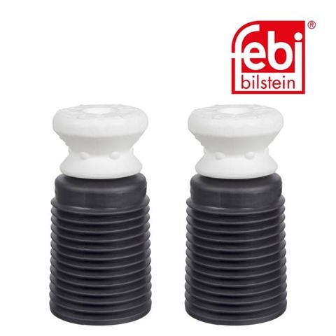 Pára-choque (grade de proteção) de amortecedor dianteiro + bota de proteção 181653 FEBI