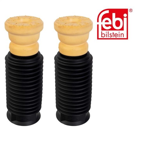 Pára-choque (grade de proteção) de amortecedor traseiro + bota de proteção 181866 FEBI