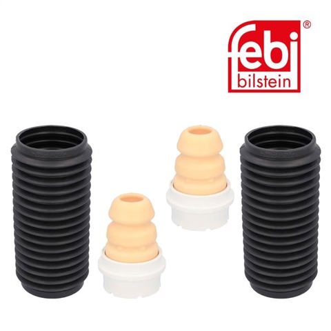 Pára-choque (grade de proteção) de amortecedor dianteiro + bota de proteção 182731 FEBI
