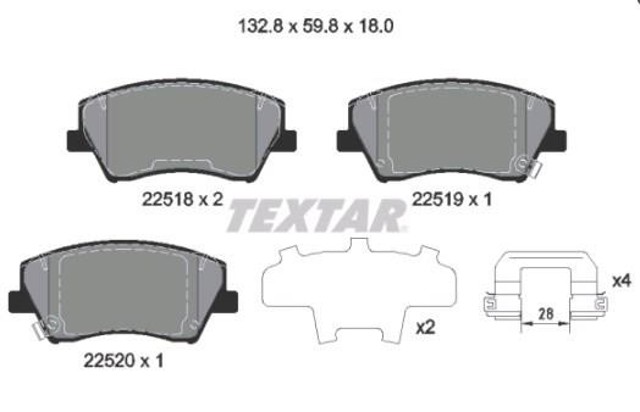 2251801 Textar
