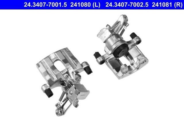 Suporte do freio traseiro esquerdo 24340770015 ATE