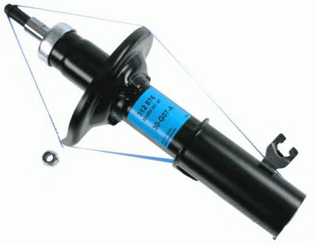 Amortecedor dianteiro esquerdo 312676 SACHS