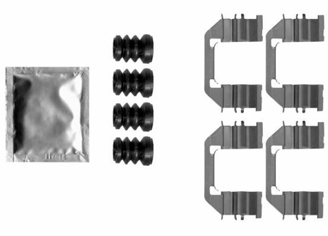 Kit de molas de fixação de sapatas de disco dianteiras Chevrolet Aveo  T300 ao melhor preço