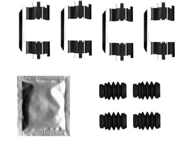 Kit de molas de fixação de sapatas de disco dianteiras 82549100 TEXTAR