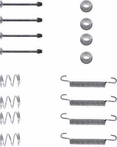 Kit de montagem das sapatas traseiras de tambor 97008400 TEXTAR