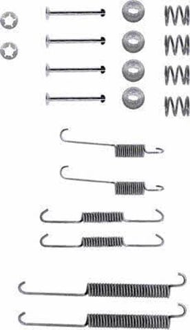 Kit de montagem das sapatas traseiras de tambor 97010400 TEXTAR