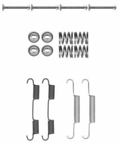 Kit de montagem das sapatas traseiras de tambor 97037500 TEXTAR