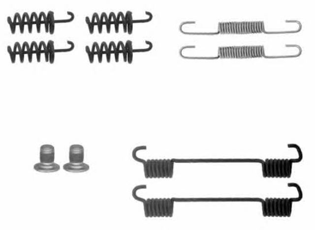 Kit de reparação dos freios traseiros 97038300 TEXTAR