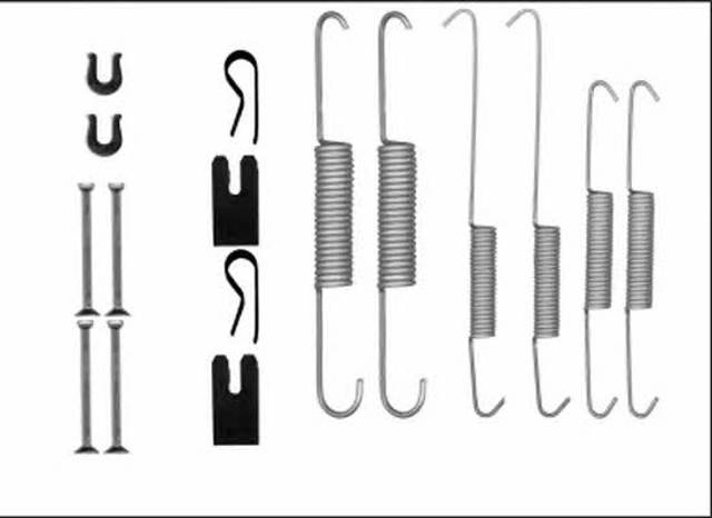 Kit de montagem das sapatas traseiras de tambor 97040000 TEXTAR