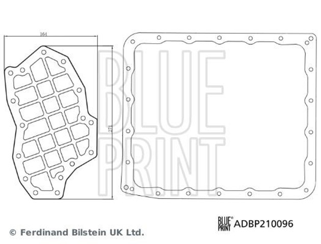 Filtro da Caixa Automática de Mudança ADBP210096 BLUE PRINT