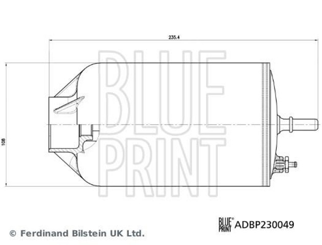 Filtro de combustível ADBP230049 BLUE PRINT