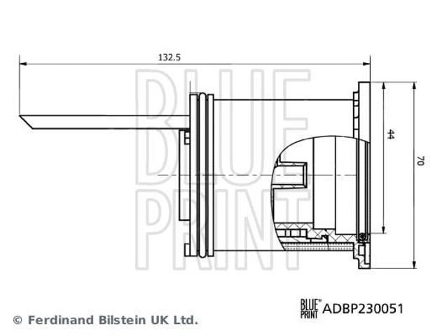 Filtro de combustível ADBP230051 BLUE PRINT