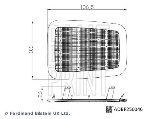 Filtro de salão ADBP250046 BLUE PRINT