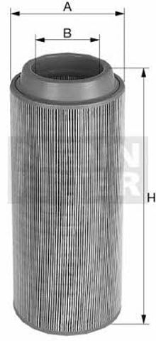 Filtro de salão CU16400 MANN