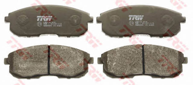 Sapatas do freio dianteiras de disco GDB3390 TRW