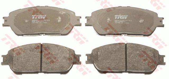 Sapatas do freio dianteiras de disco GDB3612 TRW