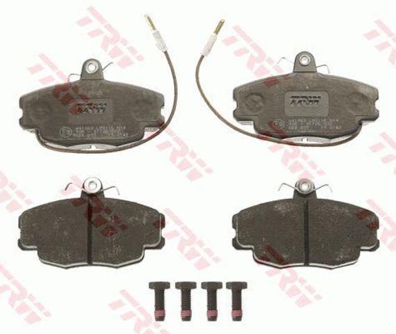 Sapatas do freio dianteiras de disco GDB807 TRW