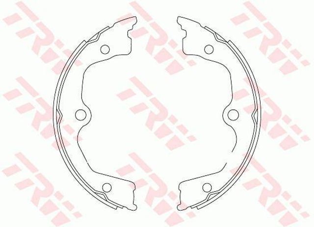 Sapatas do freio de estacionamento para Honda Accord CU