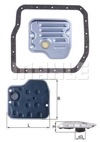 Filtro da Caixa Automática de Mudança HX237D MAHLE