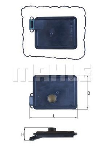 Vedante de panela da Caixa Automática de Mudança/Caixa Mecânica de Mudança HX254D MAHLE