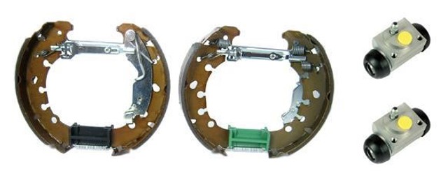 Sapatas do freio traseiras de tambor, montadas com cilindros, kit K59046 BREMBO