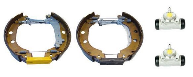 Sapatas do freio traseiras de tambor K68064 BREMBO