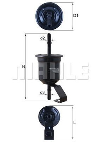 Filtro de combustível KL1161 MAHLE
