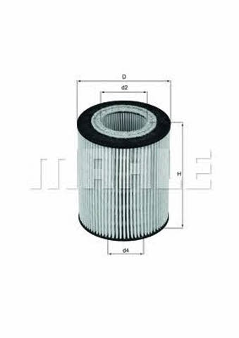 Filtro de combustível KX267D MAHLE