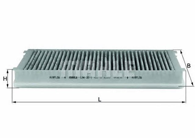 Filtro de salão LAK321 MAHLE