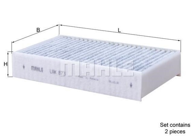 Filtro de salão LAK873S MAHLE