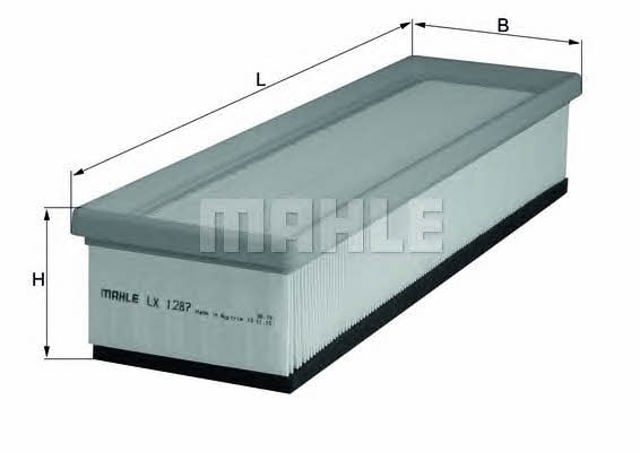 Filtro de ar LX1287 MAHLE