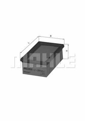 Filtro de ar LX1293 MAHLE