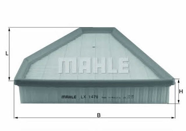 Filtro de ar LX1478 MAHLE