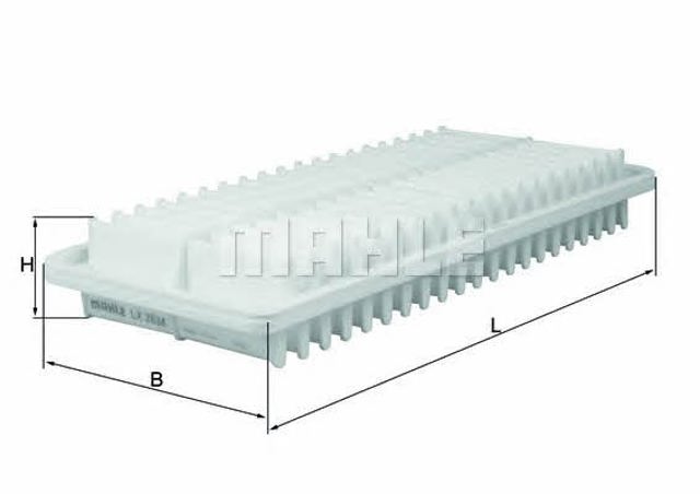 Filtro de ar LX2634 MAHLE