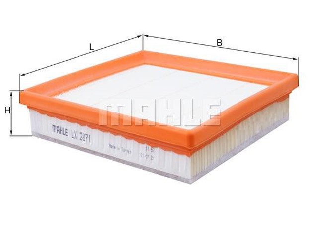 Filtro de ar LX2871 MAHLE