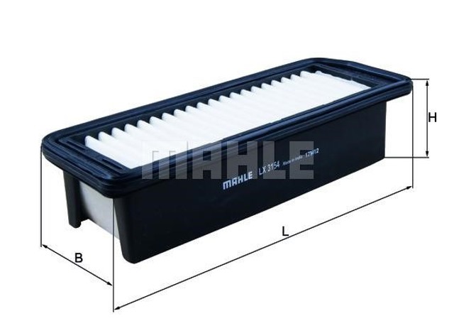 Filtro de ar LX3154 MAHLE