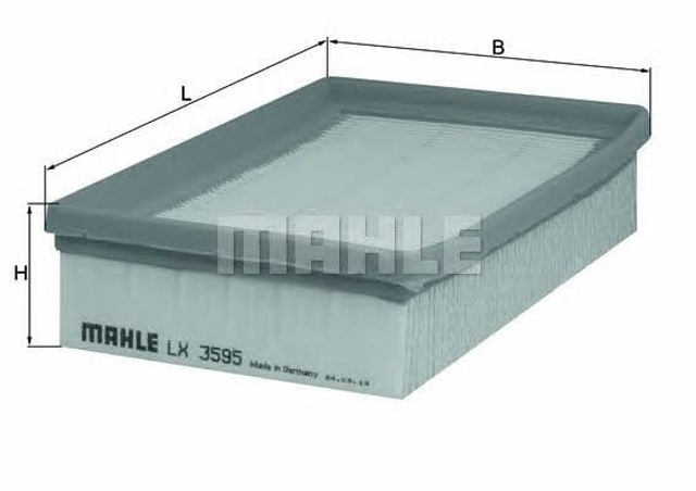 Filtro de ar LX3595 MAHLE