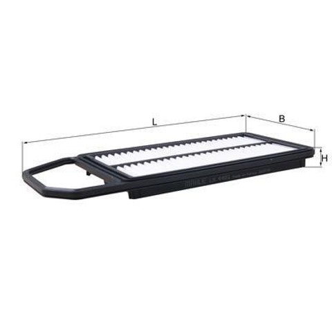 Filtro de ar LX4481 MAHLE
